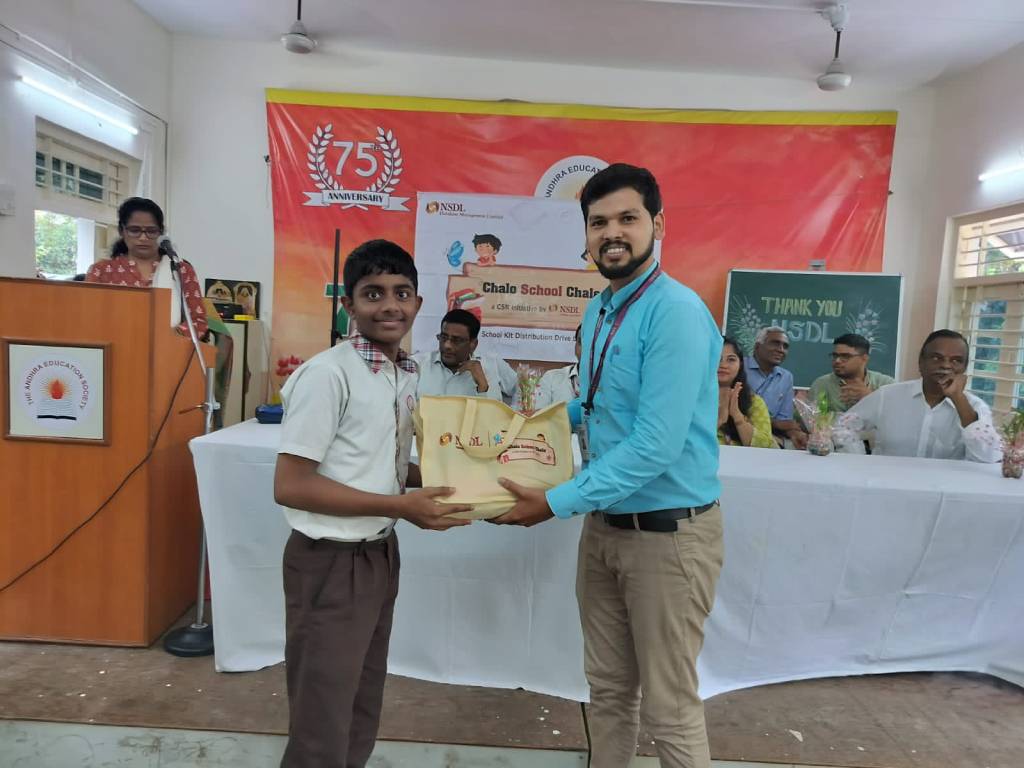 Distribution of study materials by NSDL