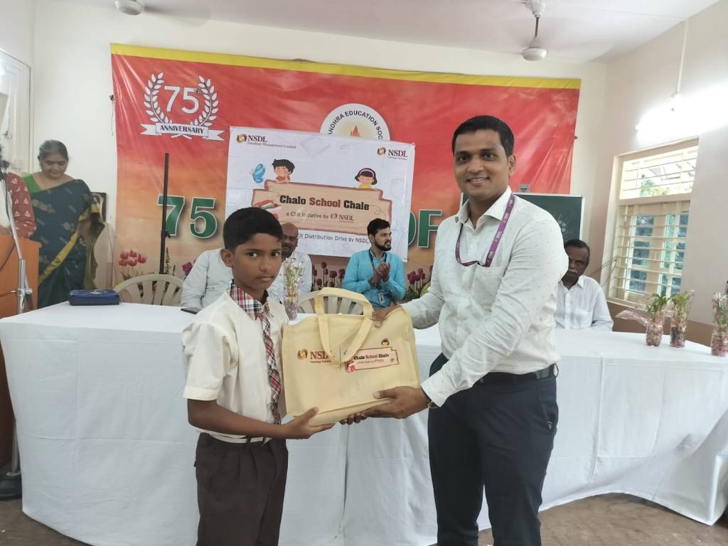 Distribution of study materials by NSDL 2023-24