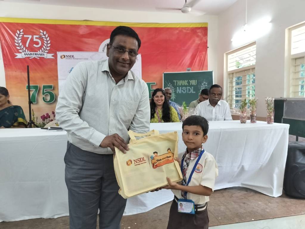 Distribution of study materials by NSDL 2023-24