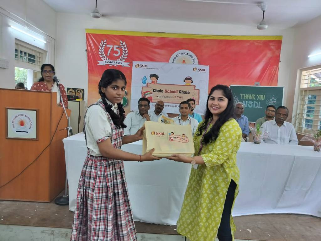 Distribution of study materials by NSDL 2023-24