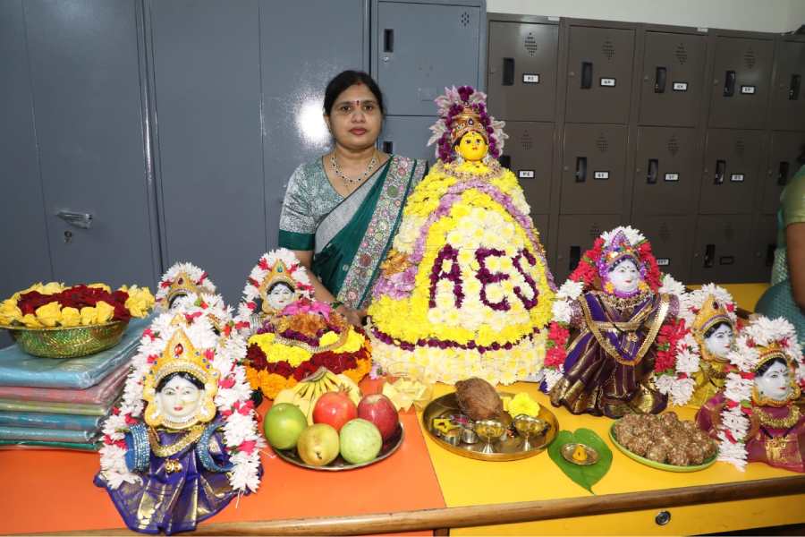 Saraswati Pooja & Bathukamma Celebration