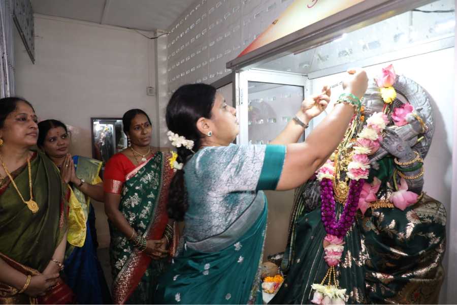 Saraswati Pooja & Bathukamma Celebration